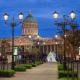 В Санкт-Петербурге установили светодиодные уличные светильники, стилизованные под фонари XIX века 